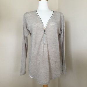 Soft Surroundings Valentina Sweater Beige Size M